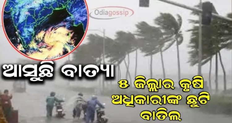 Heavy Rainfall to lash Odisha for 4 days from december 3