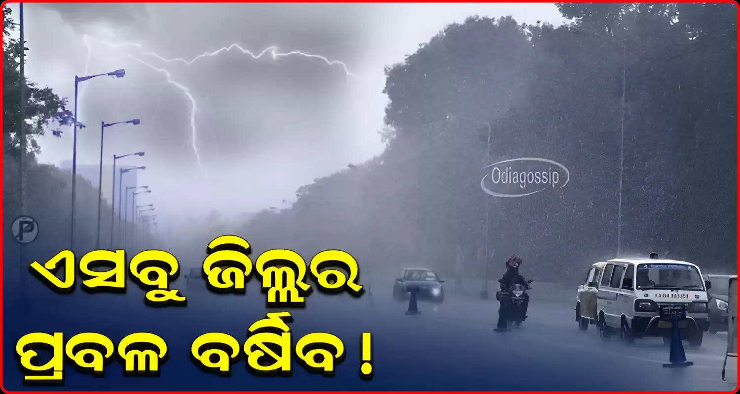 Light to moderate rainfall expected in these districts of odisha due to thunderstorms