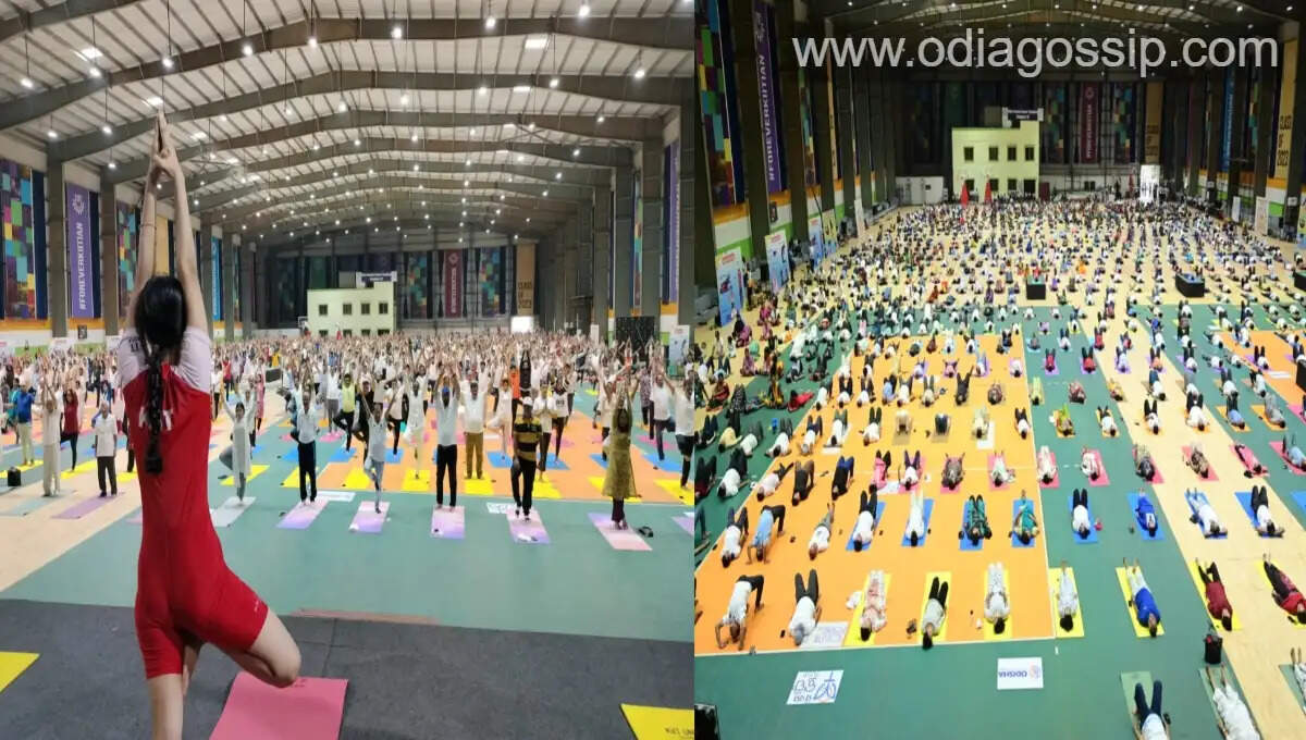 12th Anniversary of International Day of Yoga celebrated at KIIT and KISS University