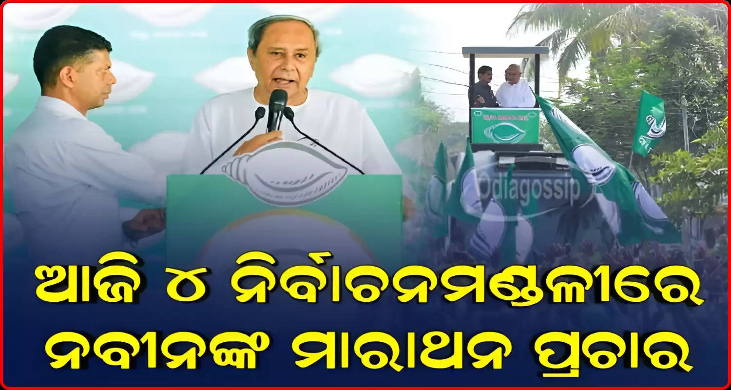 CM Naveen Patnaik to campaign in 4 constituency today