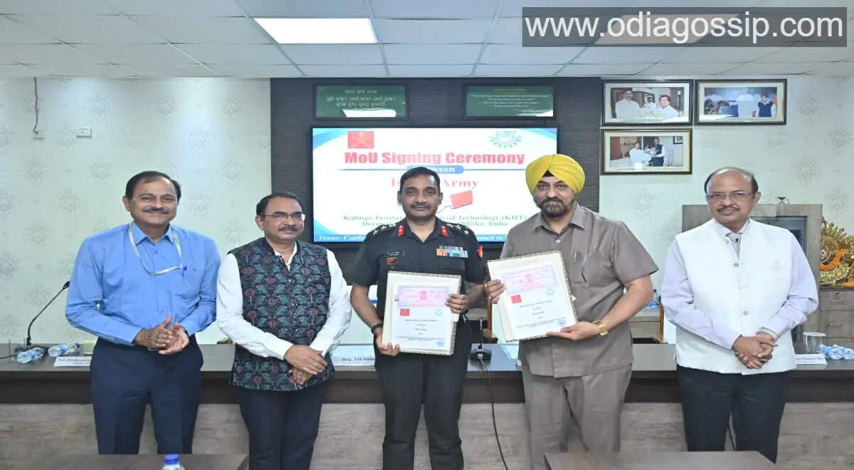 KIIT-DU Signs MoU with Indian Army toSupport Education of Serving and Retired Army personnel and their Wards