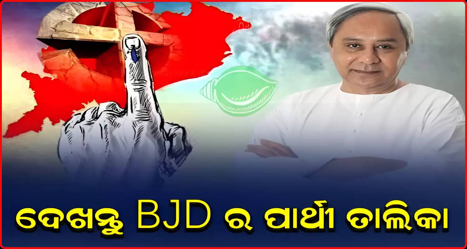 BJD declares the 3rd phas candidates in odisha election
