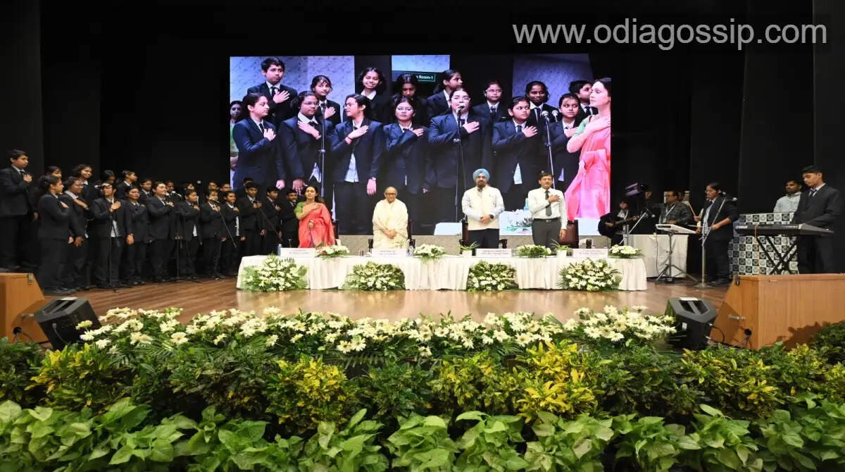 KiiT International School celebrates 20th Foundation Day felicitating academic achievers