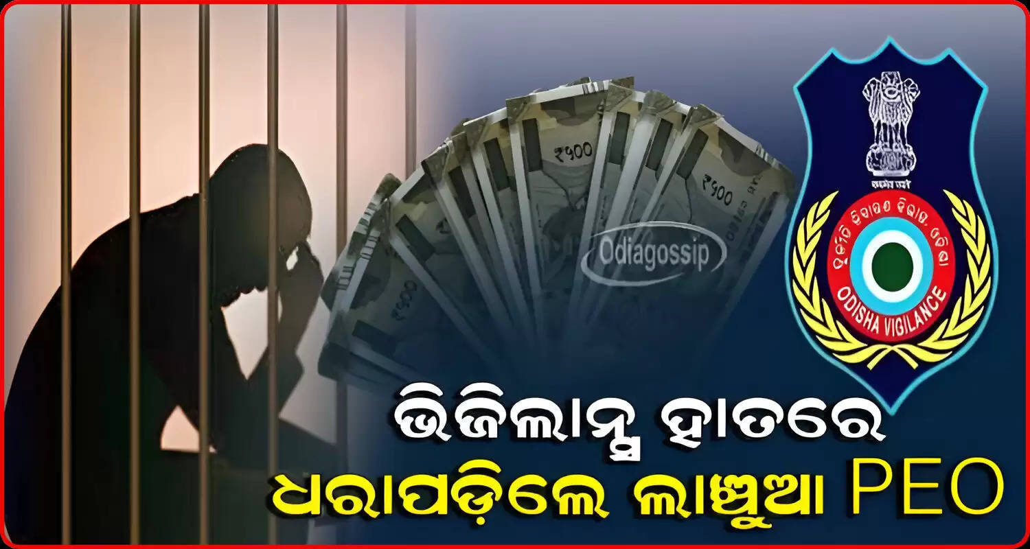 Odisha PEO Caught Taking Bribe In Kandhamal