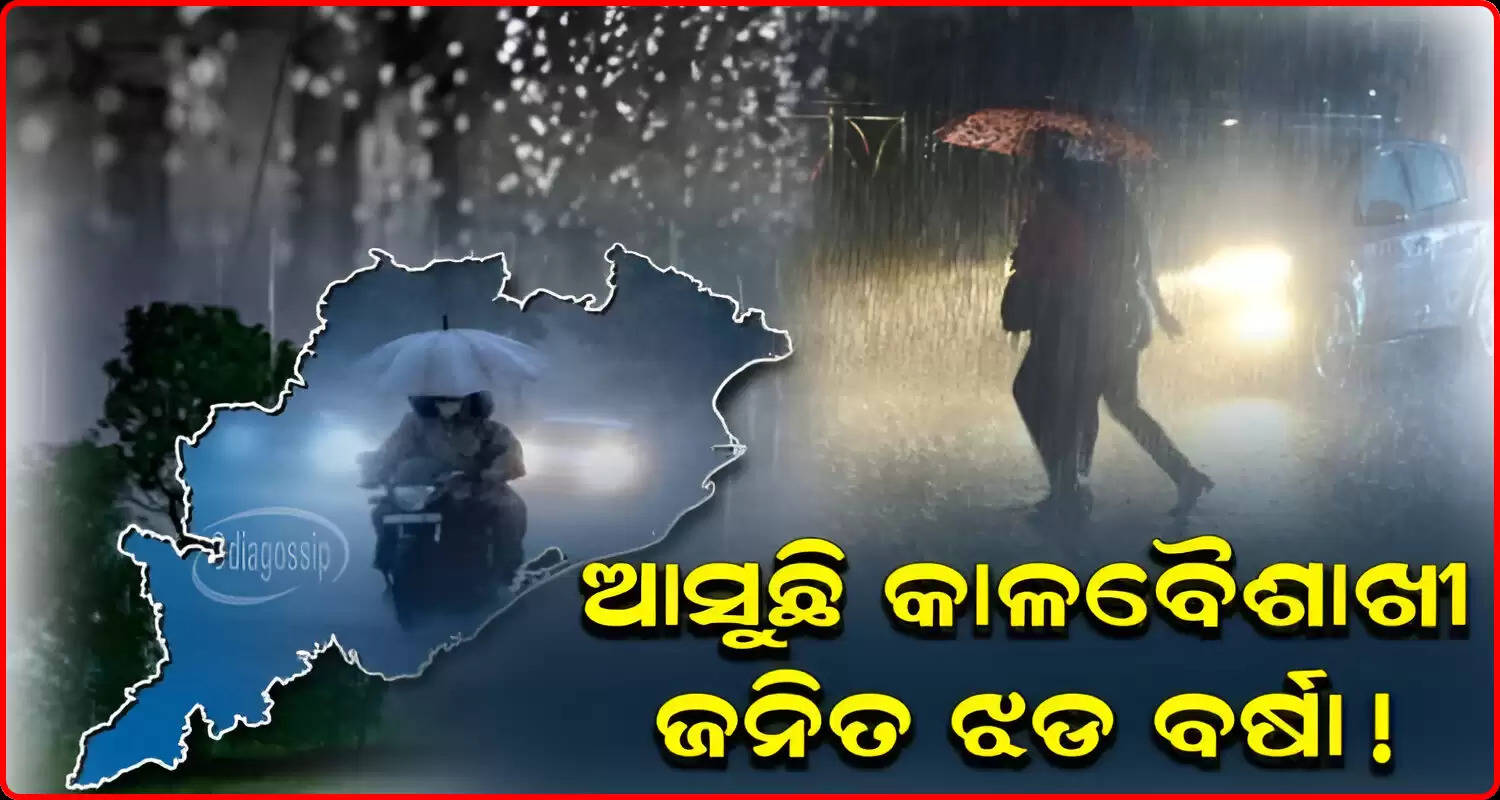 IMD issued yellow warning for thunderstorms with lightning in 6 districts of odisha 