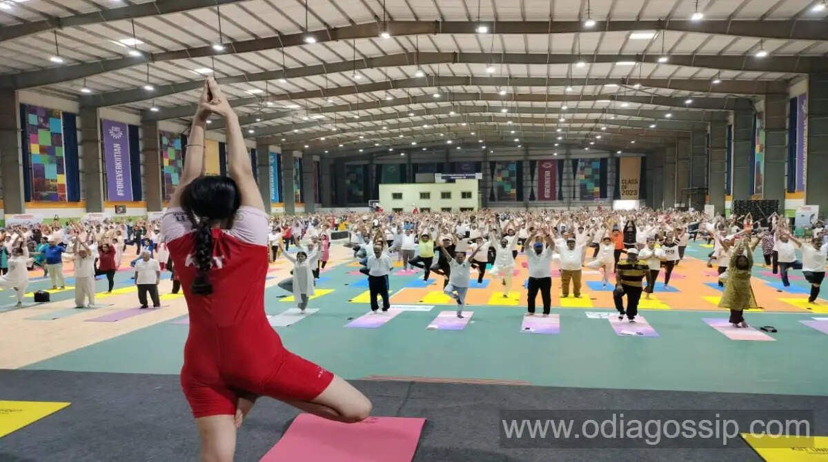 KIIT celebrates International Yoga Day