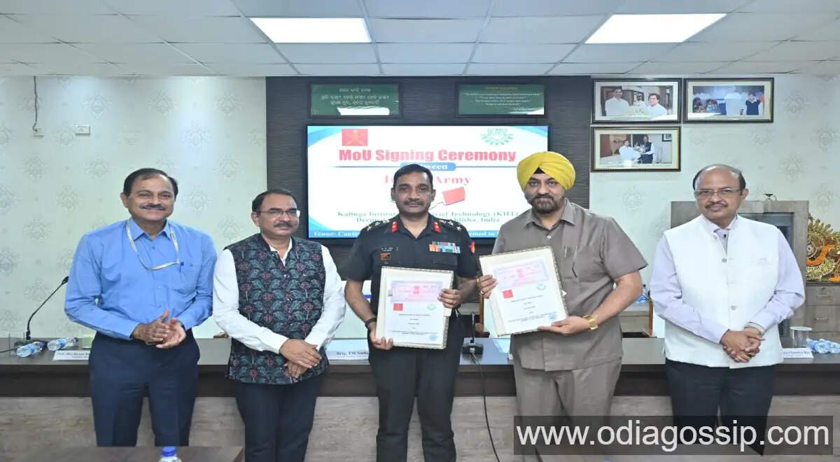 KIIT-DU Signs MoU with Indian Army to  Support Education of Serving and Retired Army personnel