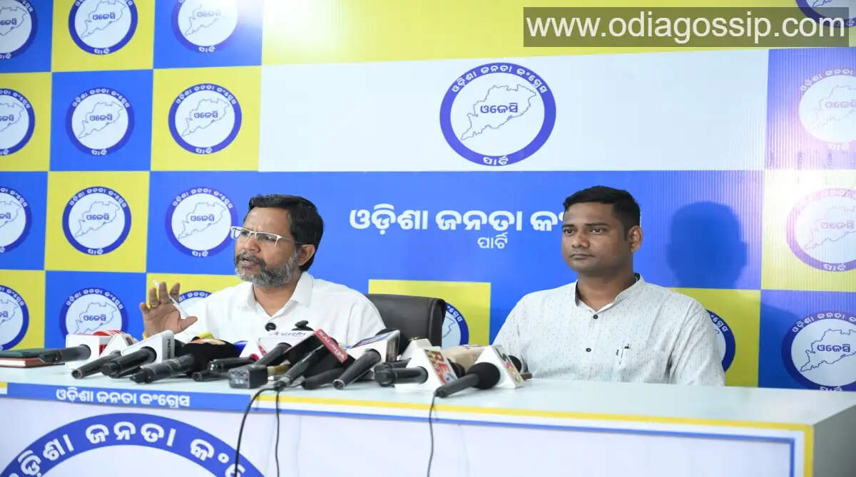Two years for BJP double engine double fraud claims Odisha Janata Congress